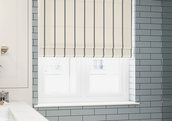 The British Stripe Co. Victoria, Polzeath No.1 - Twist&Fit Roman Blind - Image 5